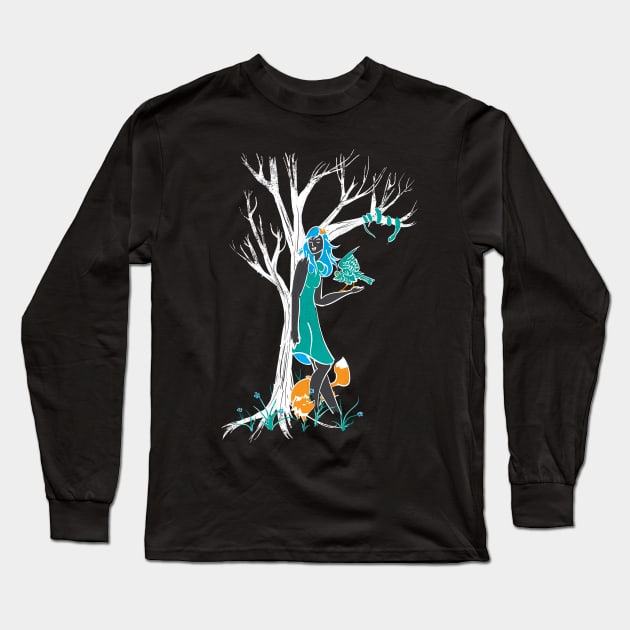 Keeper of the Wood... Long Sleeve T-Shirt by NDTank